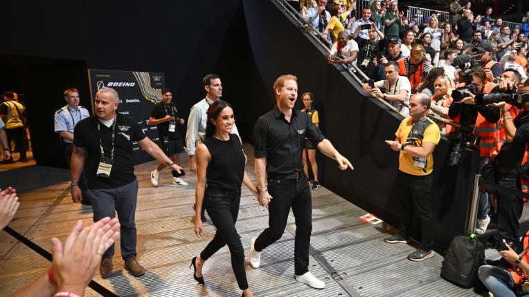  Меган и Хари дневно 4 от игрите „ Инвиктус “ 