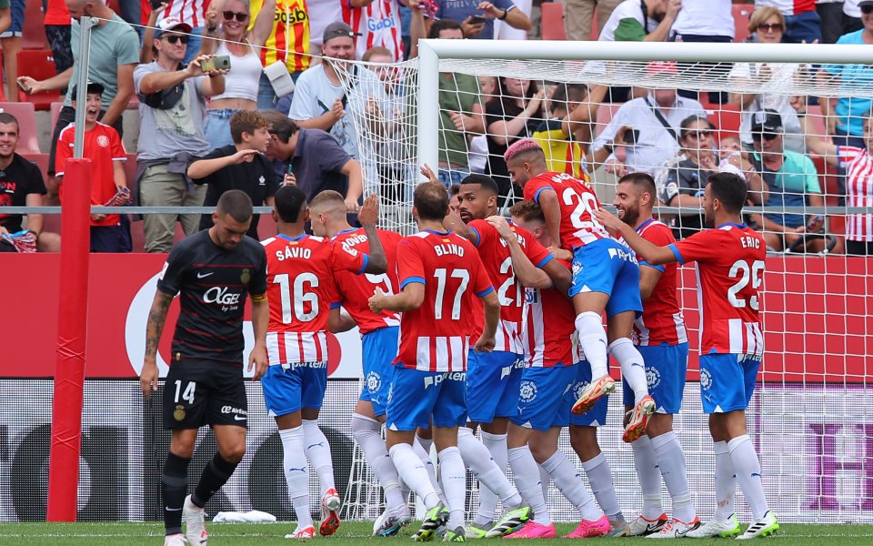 Жирона надви Майорка в мач с осем гола и оглави Ла Лига