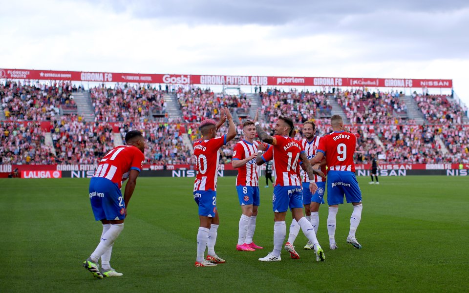 Жирона продължава силното си представяне в испанското първенство и в