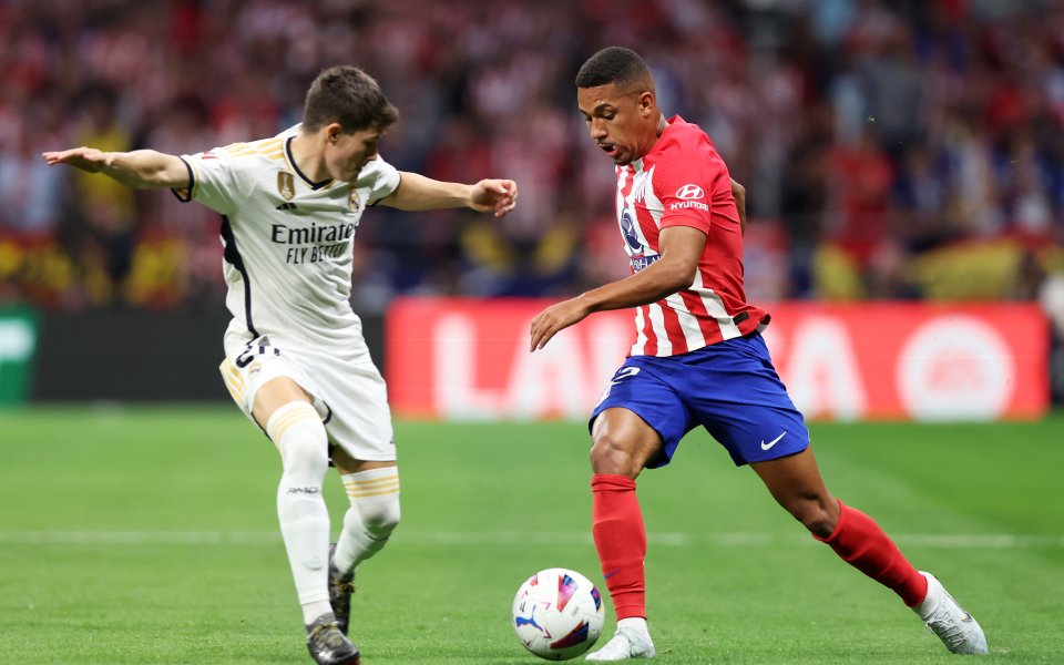 Атлетико Мадрид и Реал Мадрид играят при 3:1 в мач от