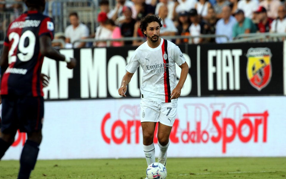 Халфът на Милан Ясин Адли изрази голямата си радост, след