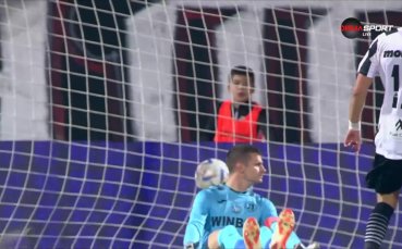 ЦСКА откри резултата на стадион Лаута Защитата на Локомотив Пловдив