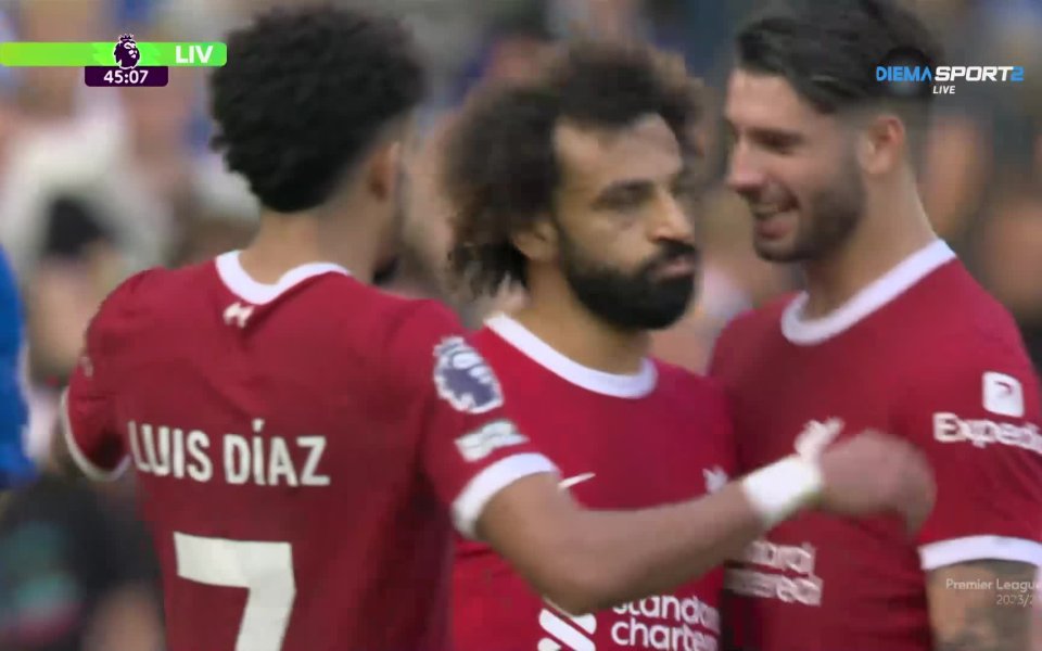 Мохамед Салах успя да осъществи пълен обрат на резултата за