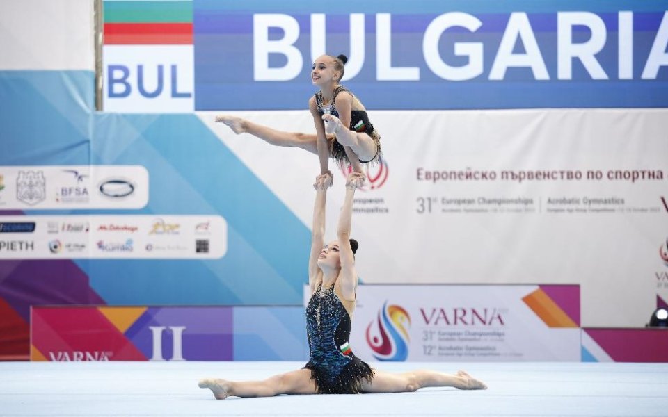 Още един финал за България на Европейското първенство по спортна акробатика