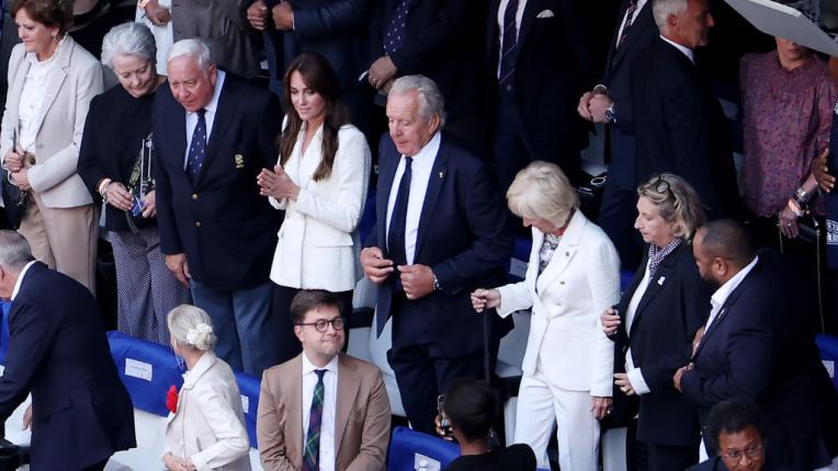  Кейт Мидълтън на ръгби мач 