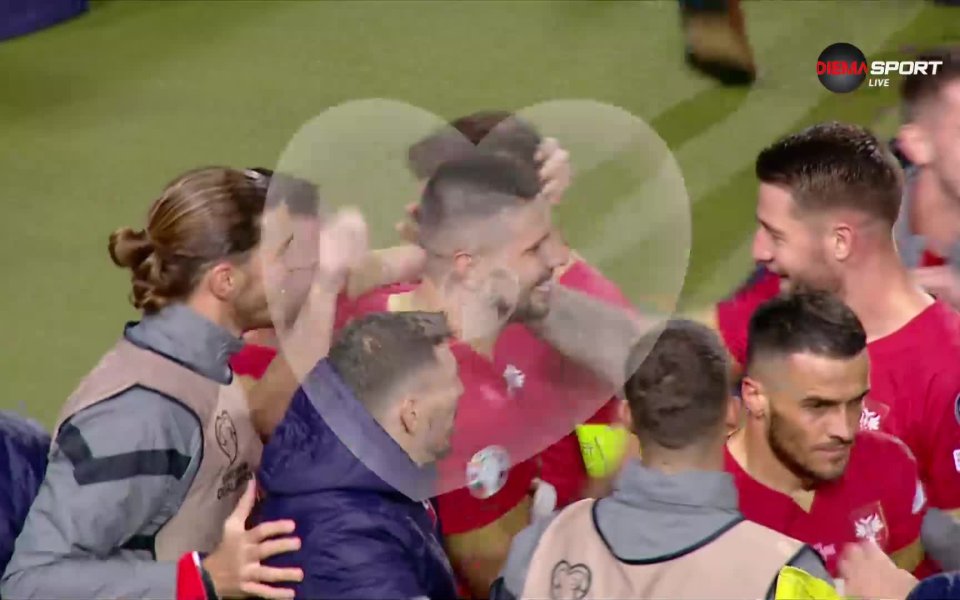 Сърбия победи с 3:1 Черна гора и направи голяма крачка