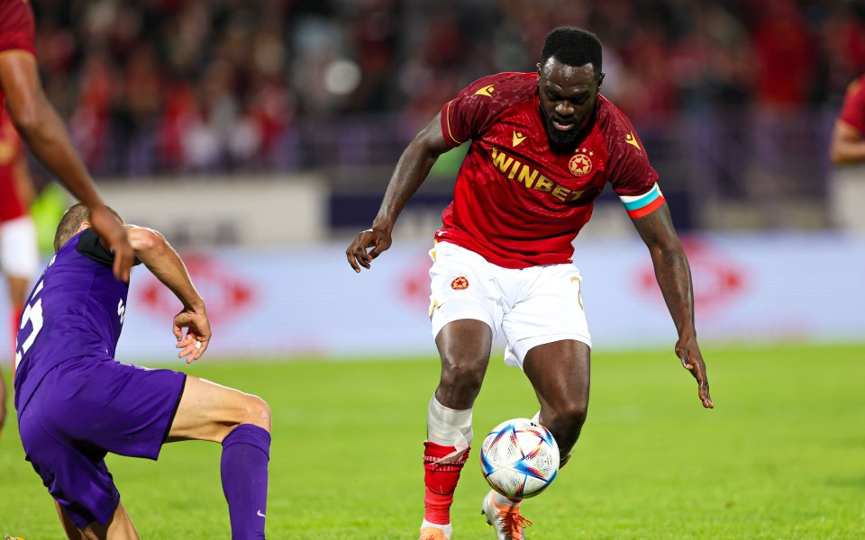 Един от най-опитните в ЦСКА - Амос Юга, който си