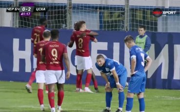 Данило Асприля вкара втория си гол в мача срещу Черноморец
