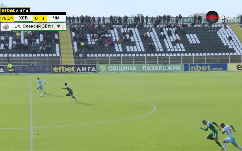 Алекс Фернандес можеше да удвои преднината на Черно море срещу