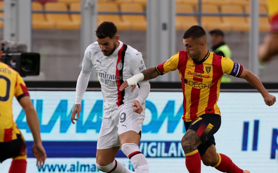 Милан пропиля два гола преднина и завърши 2:2 в гостуването