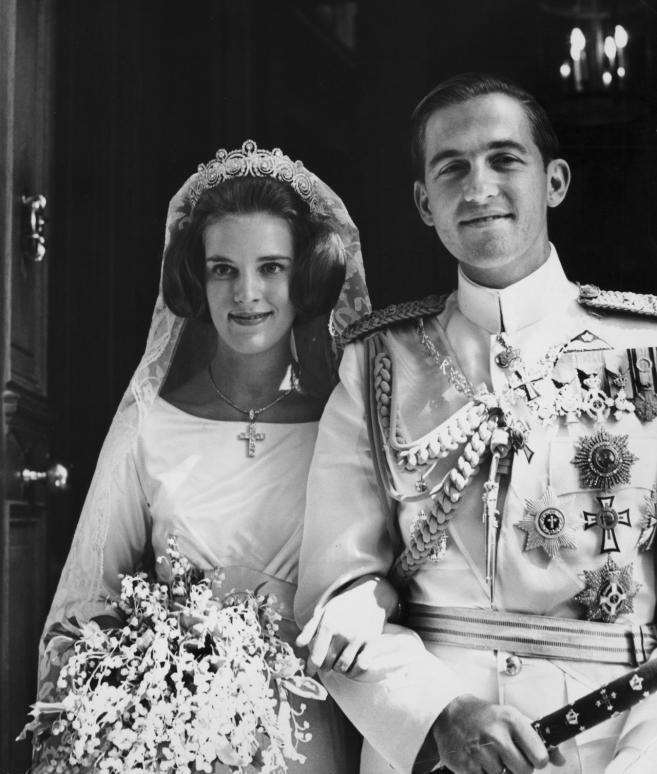 Сватбата на крал Константин Втори и кралица Анна-Мария Датска в Атина на 18 септември 1964 г