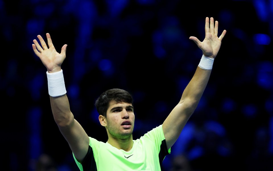 Карлос Алкарас - Андрей Рубльов 2:0 сета / Финали на ATP, Торино, Червена група, втори кръг, 15.11.2023 г.