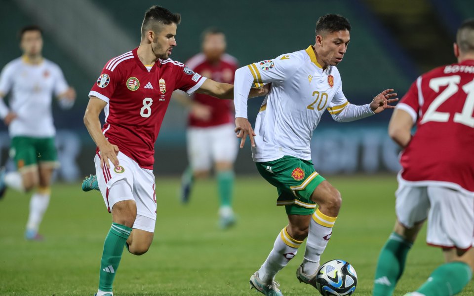 България и Унгария играят при 1:1 в квалификация от група