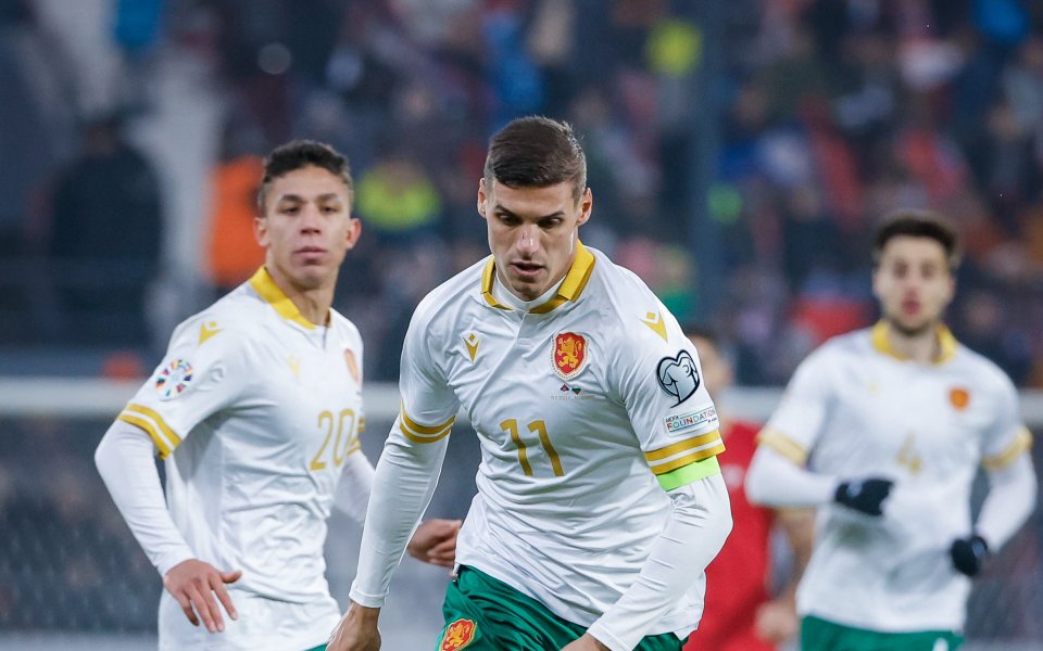 Капитанът на националния отбор – Кирил Десподов, реализира втория гол