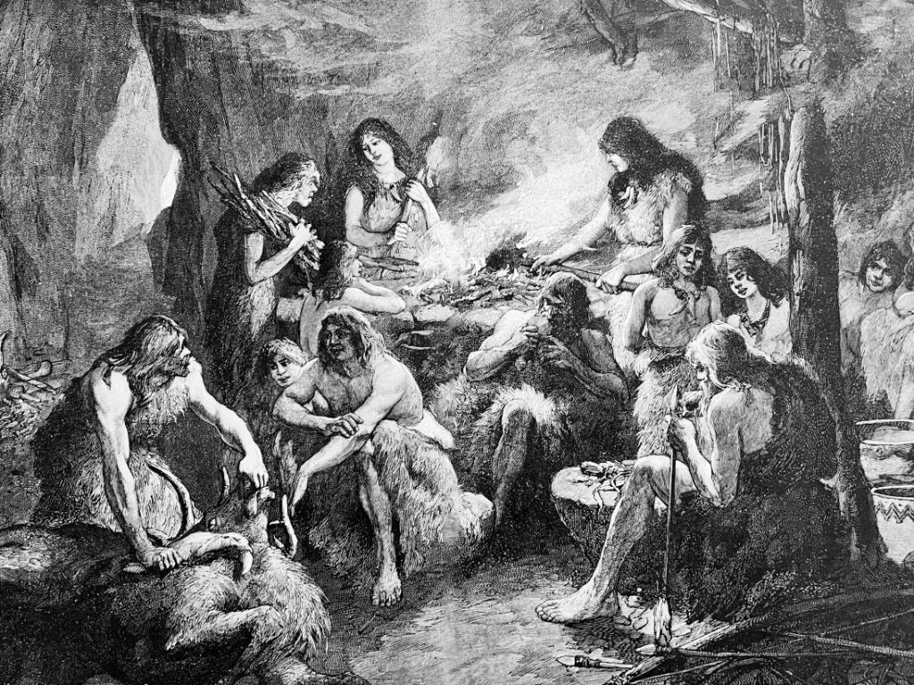Праисторическите мъже са ловували а праисторическите жени са гледали децата