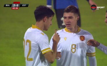 Натискът на българите продължи Само минута след гола на Шопов