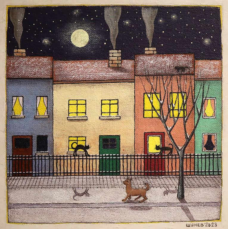 <p>Заглавието на експозицията подсказва, че се намираме в навечерието на предстоящите празници, че сме в онзи преход, когато всички са леко притихнали в снежната нощ, замислени за отминалата година и съпреживяващи предстоящото чудо.</p>