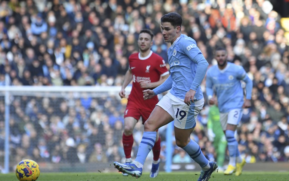 Манчестър Сити - Ливърпул 1:1 / Висша лига, 13-и кръг, 25.11.2023 г. - БТА