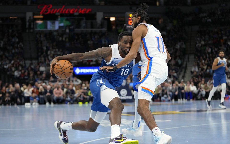 Минесота Тимбъруулвс - Оклахома Сиги Тъндър 106:103 точки / NBA In-Season Tournament, 29.11.2023 г.