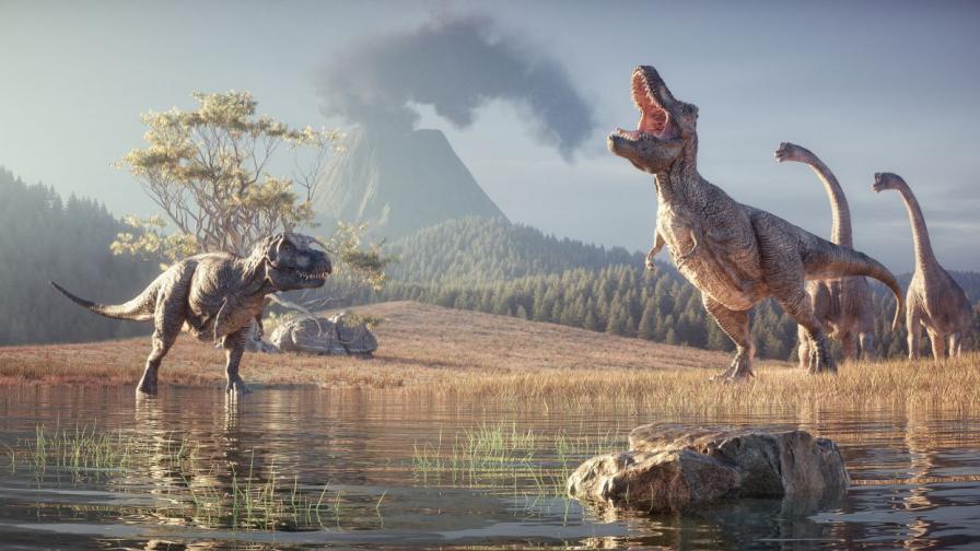 Спор между учени и изкуствен интелект: Какво уби динозаврите - астероид или вулкан?
