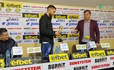 Димитър Митков бе награден за най-добър играч на 18-ия кръг в efbet Лига
