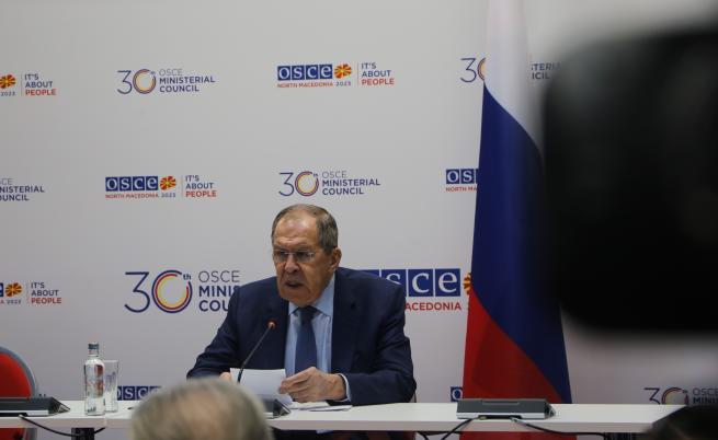 Лавров разочарован: Срещата на ОССЕ не е повод да празнуваме