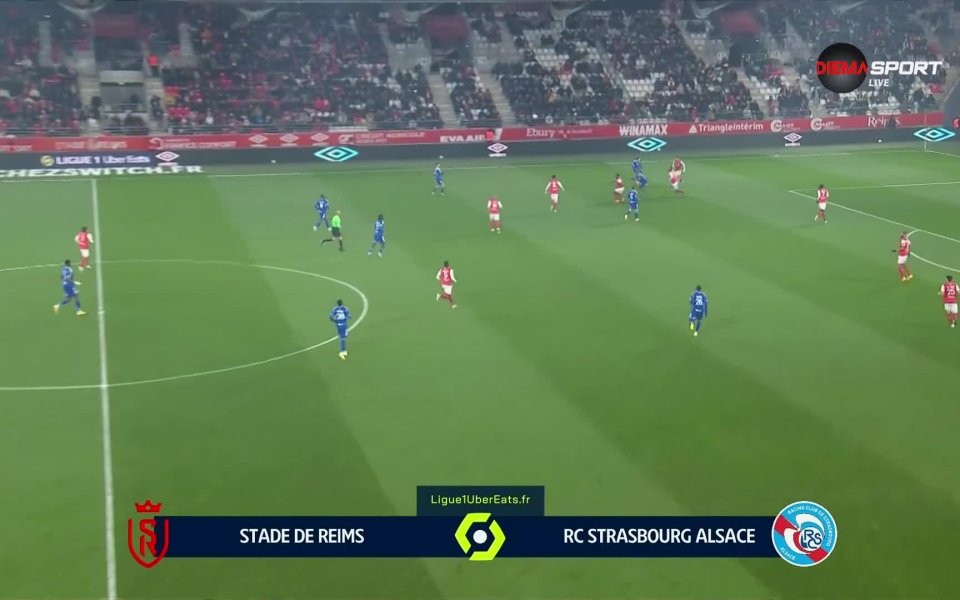Реймс надделя над Страсбург с 2:1 в мач от 14-я