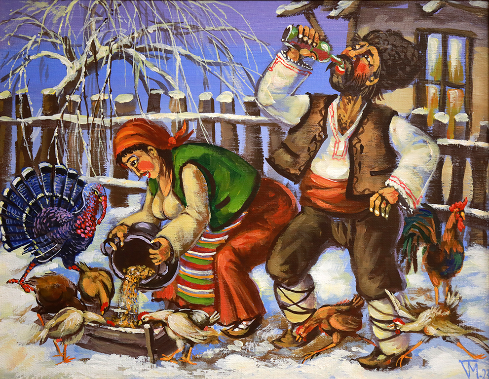 <p>Самостоятелна изложба &bdquo;Коледни истории&ldquo; на художника Тодор Маринов в столичната галерия &bdquo;ИКАР&ldquo;</p>