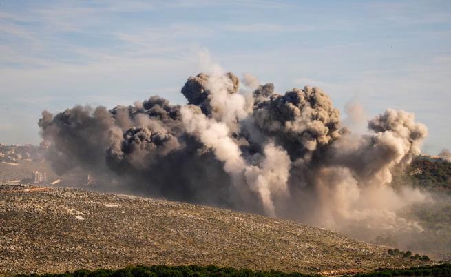 Израелски изтребител е бомбардирал площадка за изстрелване на ракети в Ливан