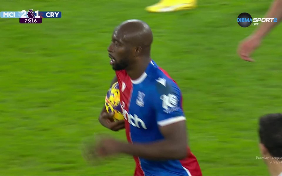 Кристъл Палас  се върна в мача срещу Манчестър Сити в