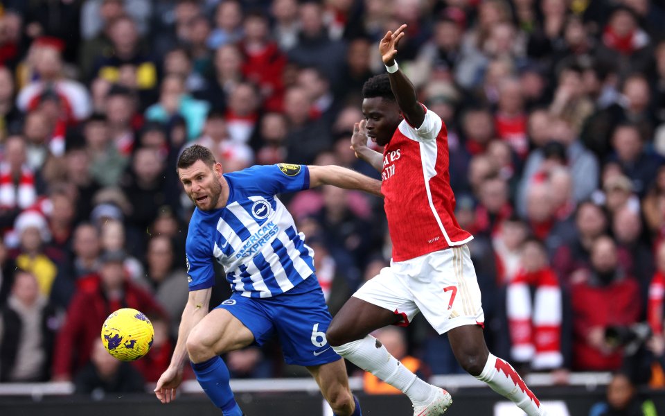 Арсенал - Брайтън, Висша лига