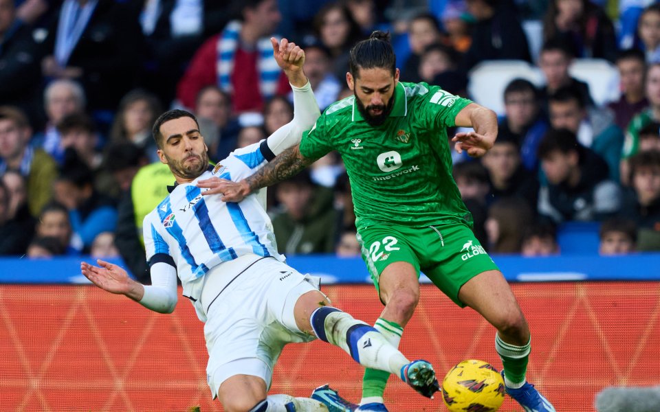 Реал Сосиедад завърши наравно 0:0 у дома срещу Бетис в