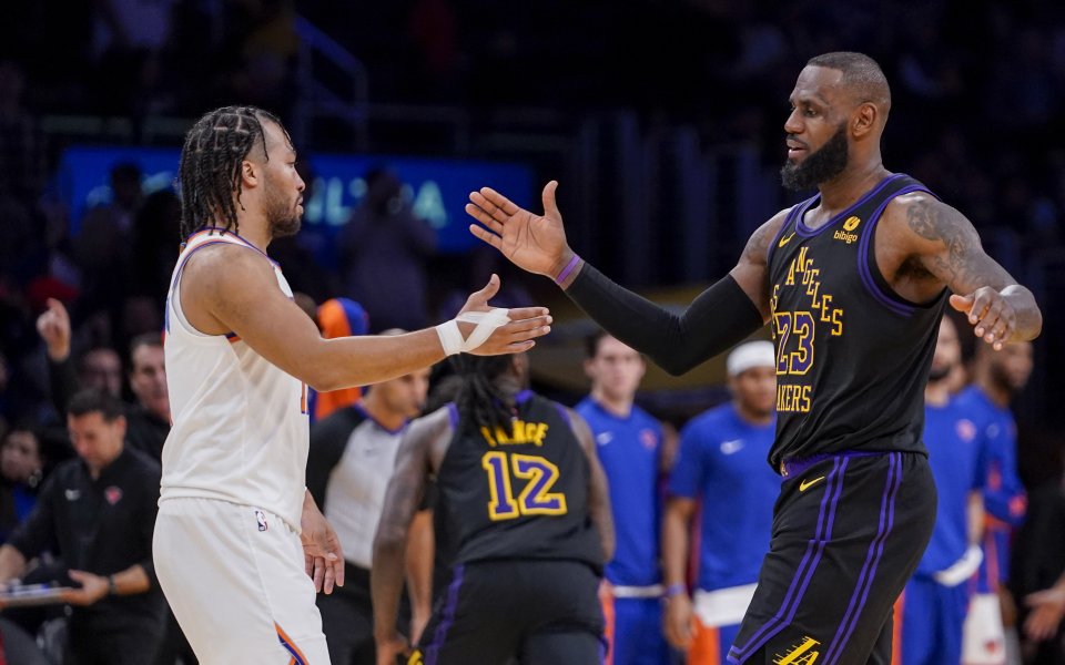 Ню Йорк Никс надви Лос Анджелис Лейкърс със 114:109 като