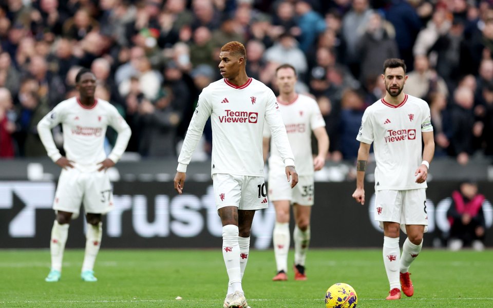 Отборът на Манчестър Юнайтед прави един от най-слабите си сезони