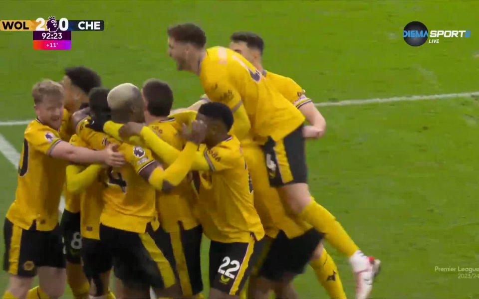 Уулвърхемптън нанесе тежък втори удар по Челси и поведе с