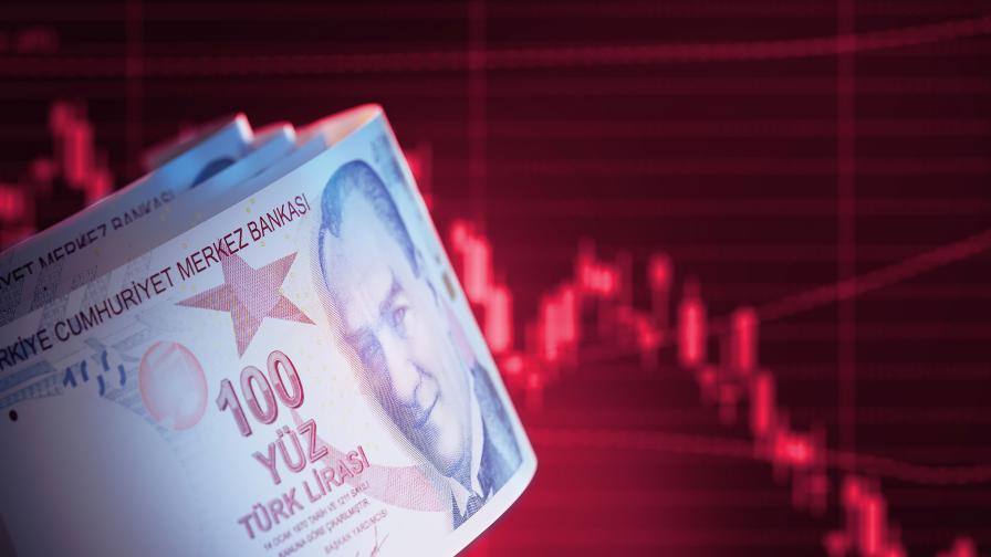 Турция регистрира най-високата инфлация от 2001 г. насам
