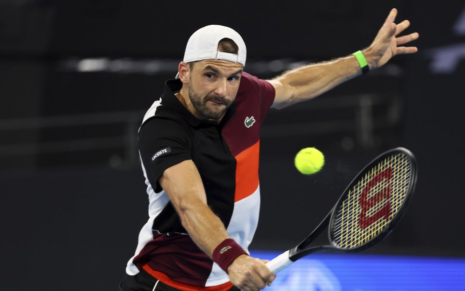 Джордан Томпсън - Григор Димитров 0:2 сета / ATP 250, Бризбън, 1/2-финал, 06.01.2023 г. - БТА