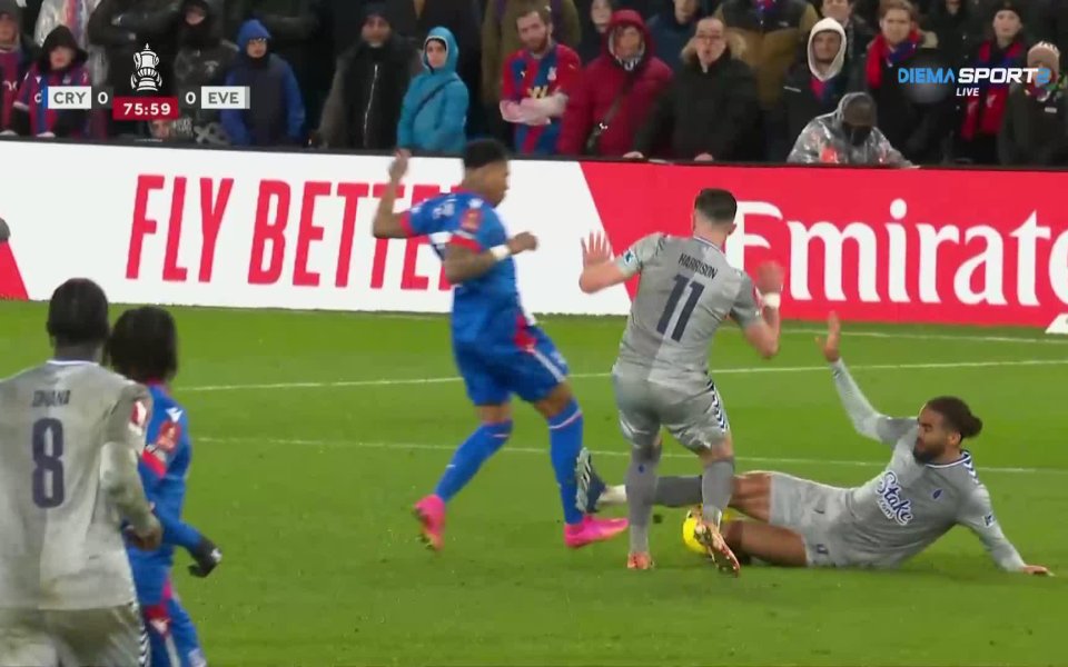 Червеният картон на Доминик Калвърт-Люин в мача от ФА Къп