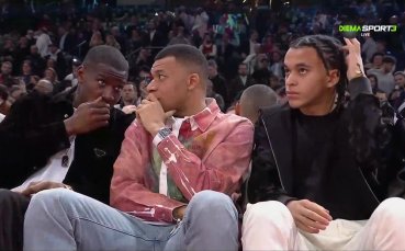 Звездни гости наблюдаваха мача от НБА между Кливлънд и Бруклин