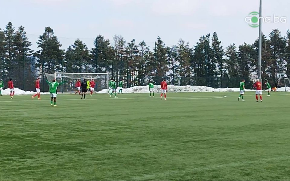 Второто полувреме започна с натиск на ЦСКА и се стигна