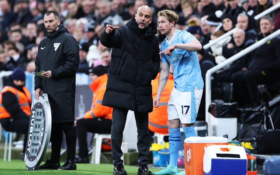 Мениджърът на Манчестър Сити Пеп Гуардиола говори след победата с