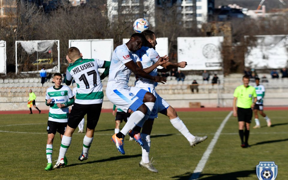 Черно море завърши 2:2 срещу вицешампиона и настоящ лидер в