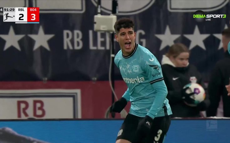 Пиеро Инкапие донесе победа на Байер Леверкузен с късен гол