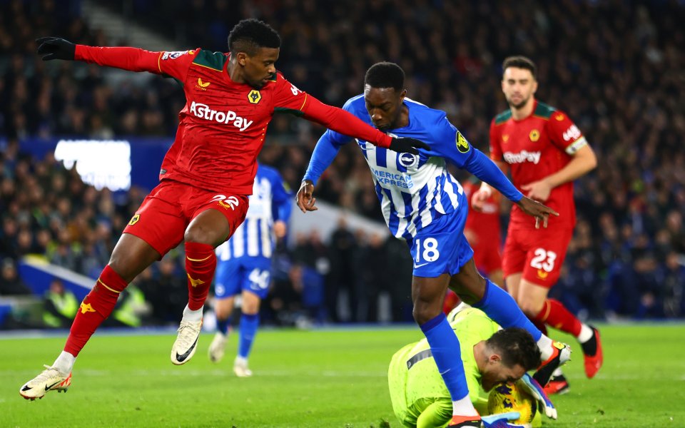 Отборите на Брайтън и Уулвърхемптън не успяха да си вкарат