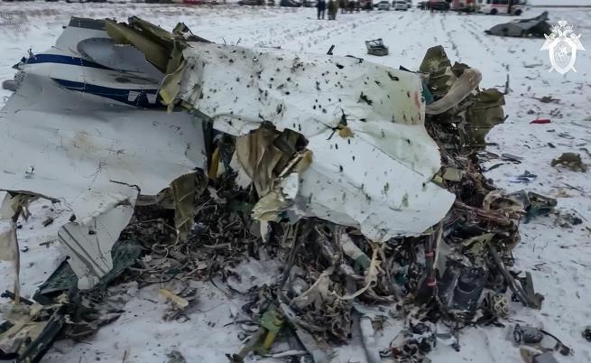 Москва разпространи първи кадри от мястото на катастрофата с Ил-76