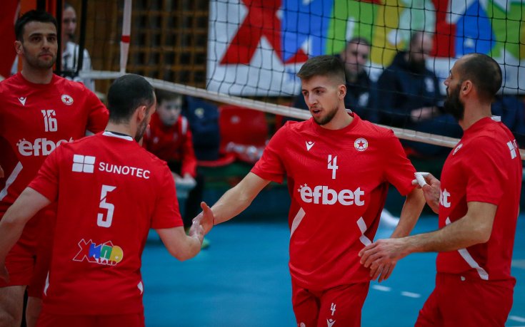 ЦСКА удари Хебър в efbet Супер Волей