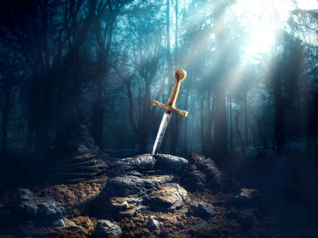 Легендата за крал Артур с неговия прочут меч Екскалибур и