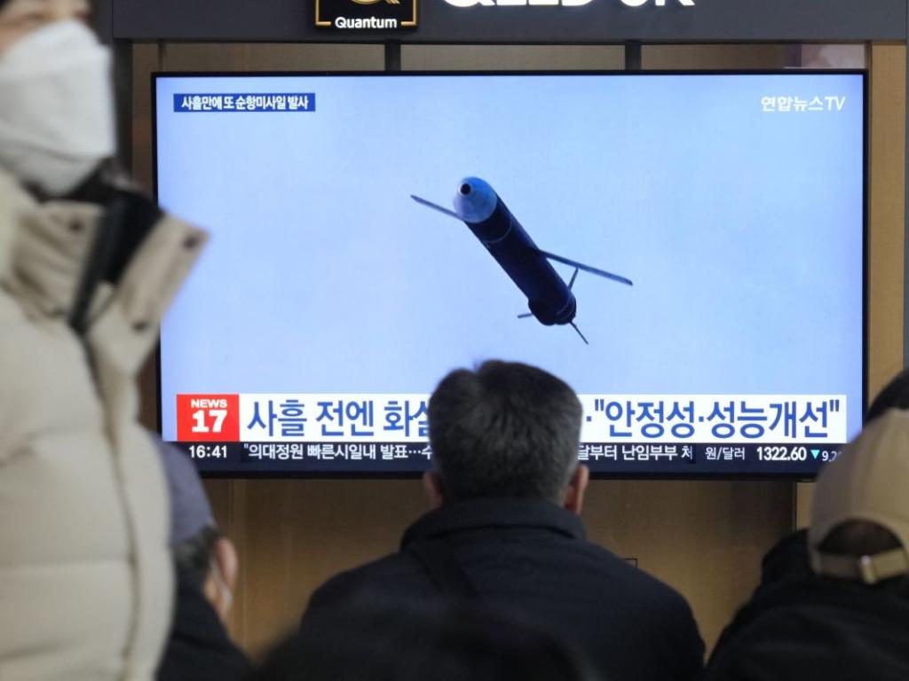 Северна Корея потвърди днес че е изстреляла пробно вчера крилати