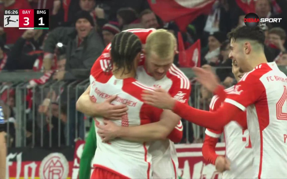 Четири минути преди края на редовното време Байерн реши всичко