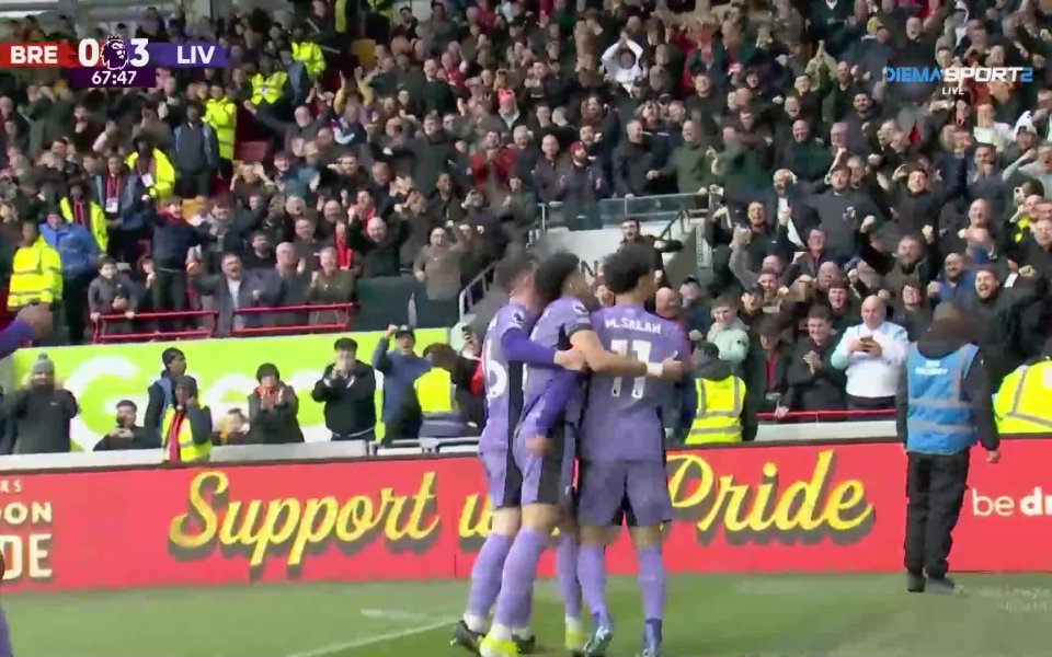 В 68-ата минута дойде моментът и за гол пред Мохамед